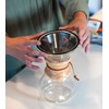Quell Reusable Stainless Steel Coffee Filter for Chemex – Perfect
