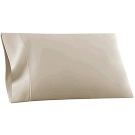 R.T. Home - Egyptian Luxury Extra Long Cotton Hotel Quality Pillowcase 50*80CM 500 Thread Count Sateen Weave Cream Beige Pillow Cover Envelope 50*80CM