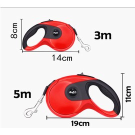 A4DOG Retractable Dog Leash, 16 ft Dog Leash for Medium to Large Dogs Up to 88 lbs, Long Dog Leash, Easy Single Lock-Release Button and Ergonomic Handle, Heavy Duty Tangle-Free Leash