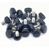 M8x10mm 304 Stainless Steel Threaded Knurled Thumbscrew Screw on Knobs