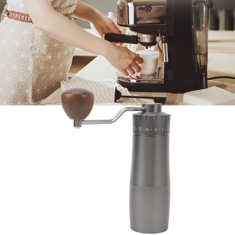 Coffee Grinder Stainless Steel Manual Coffee Grinder Portable Hand Crank