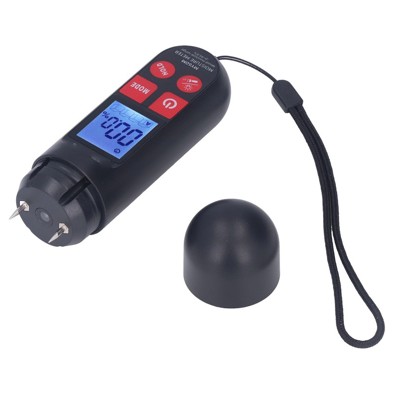 MY60M Moisture Meter LCD Screen Display Moisture Detector for Wood
