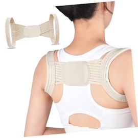 Baluue Posture Back Strap for Men Women Breathable Hunchback Support Belt for Improved Sitting and Standing Posture Skin Color