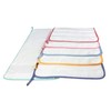 Set of 6 Plain Baby Nursery Towels with Aida Fabric