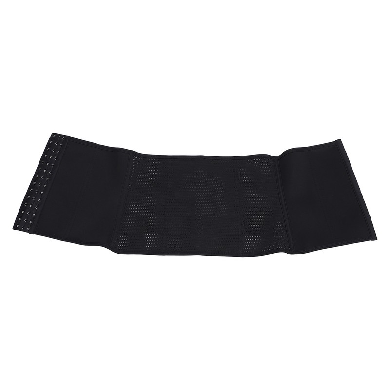 Waist Trainer Corset Shapewear Tummy Control 3 Row Hook Black