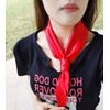 1 Piece of Red Square Satin Scarf Wrap Neck Scarf