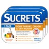 Sucrets Sore Throat & Cough Lozenges, Honey Lemon, 18 Count