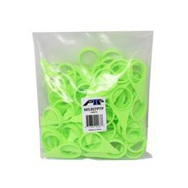 Pro Trucking Products M-5307 Loose Wheel Nut Indicators for Use with 33MM Wheel Nuts, Lime Green Plastic, 100 Pieces