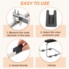PATIKIL 20pcs 9mm U Shape Chair Leg Caps U Shaped