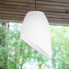 Vaguelly 5 Pieces White Frosted Lampshade Fixtures Replacement Shades for