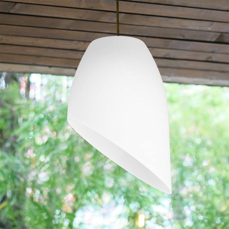 Vaguelly 5 Pieces White Frosted Lampshade Fixtures Replacement Shades for