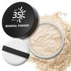 IONSGAKO Mineral Loose Powder, Translucent Setting Powder Lightweight Breathable Matte