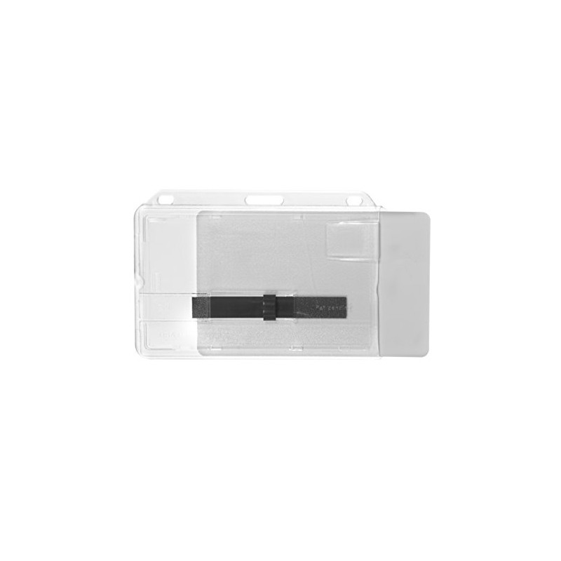 Karteo Horizontal ID Holder [Pack of 1] Card Holder Polycarbonate