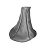 lartepelle Gear Stick Gaiter Genuine Leather Anthracite Compatible with Fiat