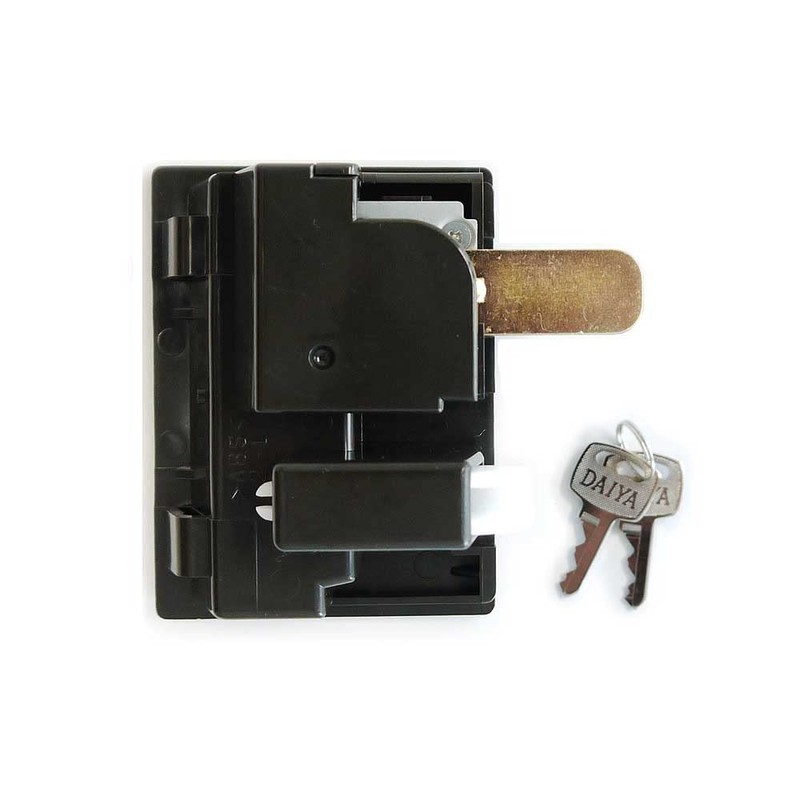 DAIYA DSS-909 SB Locker Lock, Steel Brown, Flat Velo