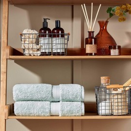 Christy Renaissance 2 Hand Towels Set | Eggshell | 100% Egyptian Cotton Pile | Luxuriously Soft and Super Absorbent | 675 GSM | Plush Fluffy and Long Lasting