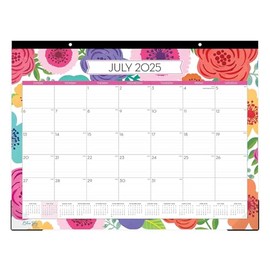 2025-2026 Blue Sky Desk Pad Planning Calendar, 17" x 22", Mahalo, July 2025 To June 2026, 100157
