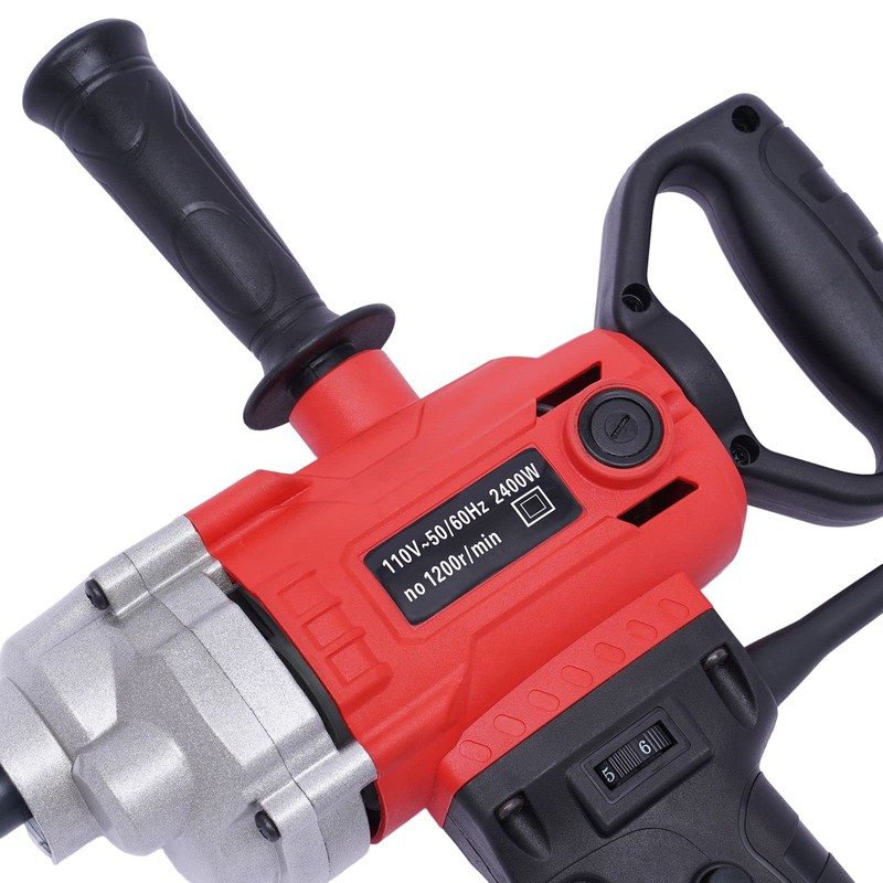 Drill Mixer Set 2400W Electric Corded Mixing Drill Machine Speed