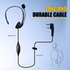 Retevis Passive Noise Cancelling Overhead Headset, Walkie Talkie Earpiece with