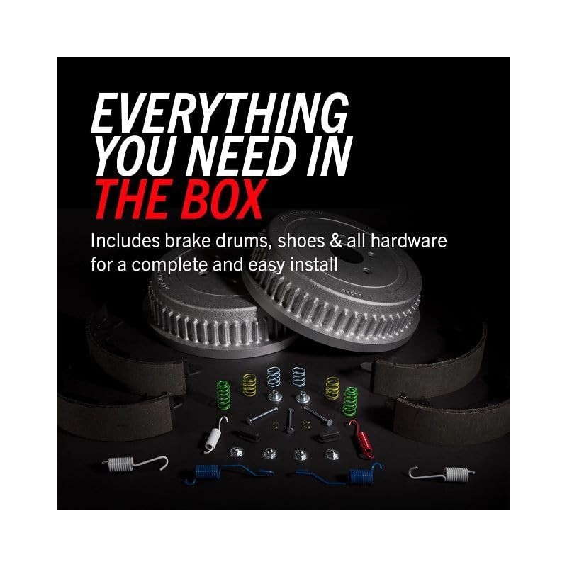 Power Stop Brake Drums and Brake Shoes Kit For 2003-2008