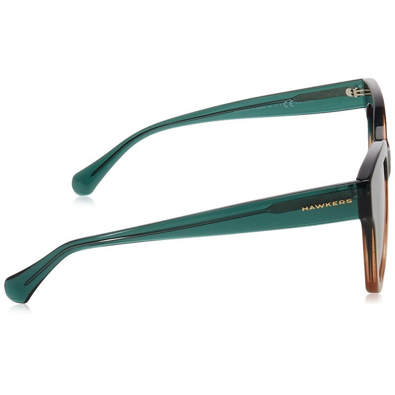 HAWKERS Audrey Sunglasses for Men and Women, Green Champagne