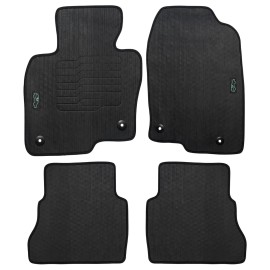 ecoMats Floor Mats for 2017 to 2025 Mazda CX-5 Front and Rear Black All-Weather 4PCS New