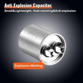 5KCP39GFS166S Condenser Fan Motor - 1/5 HP 208-230V 825 RPM OEM Replacement | Reversible Rotation w/ 7.5μF/370V CBB65 Capacitor - Fits 3S003 Models (ETL Listed)