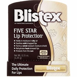 Blistex Five Star - Protección de labios SPF 30, 0.15 onzas (paquete de 12)
