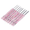 8Pcs Crochet Hook Set, Ergonomic Soft Grip Crochet Handles Yarn