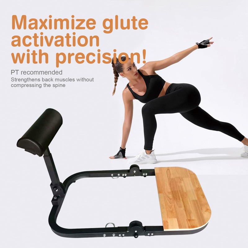 Hip Thrust Machine for High Resistance Glute Workout Equipment,Glute Machine