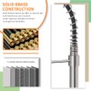 OWOFAN Kitchen Faucet with Pull Down Sprayer Industrial 1 Handle