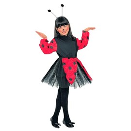 Children's Bug Dress Red/Blk Child 158cm Costume Large 11-13 yrs (158cm) for Animal Jungle Farm Fancy Dress