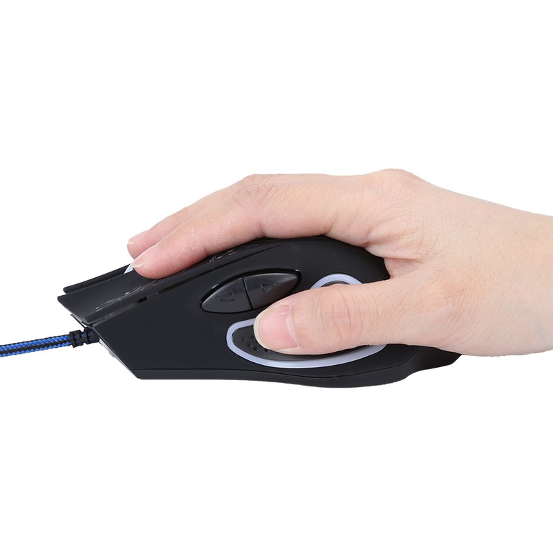 Wired Mouse LED Luminous 6 Key USB Home Office Gaming