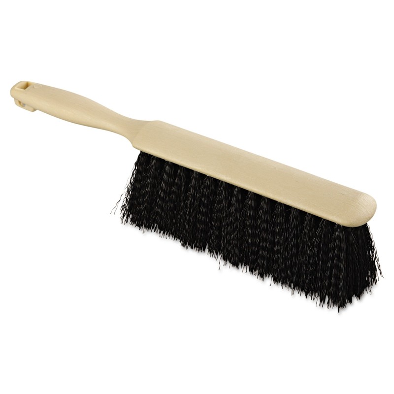 Boardwalk 5308 Polypropylene Bristle Counter Brush, 8", Tan Handle
