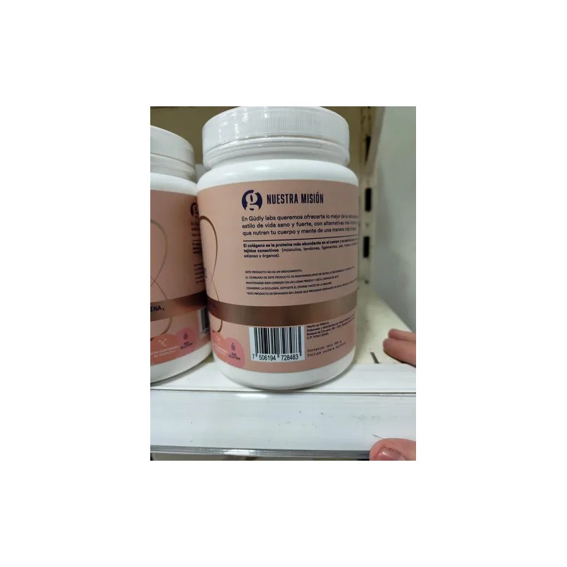 Colágeno Hidrolizado Gudly + Ácido Hialurónico Biotina 500gr Sin Sabor