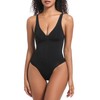Atbuty Shapewear Bodysuit Tummy Control Zip Front Brief Seamless Sculpt