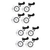 OHPHCALL 5sets Survival Compass Hiking Camping Navigation Lightweight Pocket Design