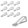 DollaTek 10PCS Glass Bed Spring Turn Clips for Ender 3Pro