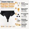 Magnetic Angle Grinder Holder & Disc Storage,No-Drill Grinder Stand