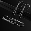 40 PCS Stainless Steel Curtain Hooks,Long Curtain Hooks