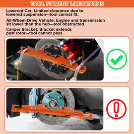 mocsenber Wheel Alignment Tool with 2 Measuring Tapes, Automotive Toe Alignment for Home Use, Compact and Easy to Store, Orange, Toe Plates
