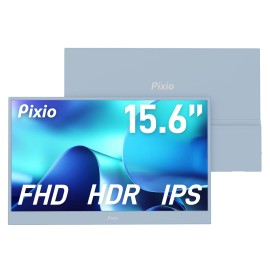 Pixio PX160 Wave 15.6" IPS 1080p 60Hz Portable Monitor | Multiple Colors - Blue