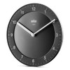 Braun BC06B Classic Analogue Quartz Wall Clock in Black/Quiet Precision
