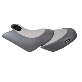 BlackTip Jetsports Seat Cover for SeaDoo 02-06 GTX 4-Tec,SC,LTD SC / 05-09 RXT, RXT-X 255/03-08 Wake 155,215/02-03 GTX DI (Gray/Dark Gray)