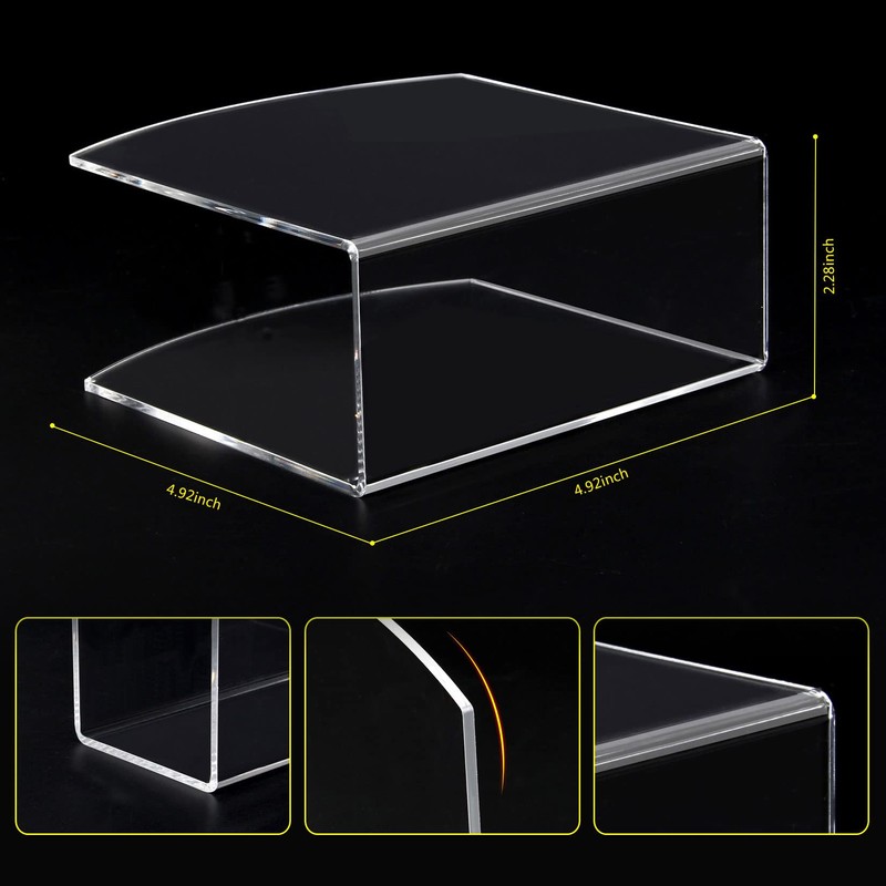 Yes!Fresh Napkin Holder Simplicity Clear 2 Pack Set,Mess-Free Space Saver