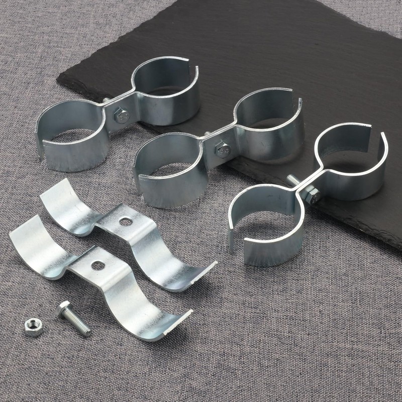 12 Packs 1 Inch Kennel Clamps, Saddle Clamps, dog kennel