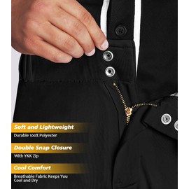 Penveer Knicker Style Adult & Youth Baseball Pants with Durable Snap Zip, Elastic Bottom Mens & Boys Baseball Pants (AL, Black)