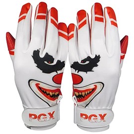 PGX Crazy Clown Baseball Batting Gloves (Adult Extra Large)