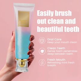 enttgo Niacinamide Toothpaste,Niacinamide Intensive Toothpaste,Fresh Breath Toothpastes, Remove Tooth Stains (3.8oz)