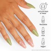 OPI OPI On Point I Gleam of Spring | Long Almond Pastel Pink Green Nail Art Press On Nails | With Nail Glue | Long Lasting, Reusable, Non-damaging